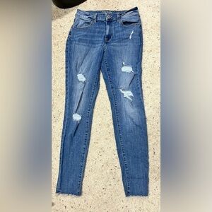Maurice’s m Med‎ R Reg distressed jeans